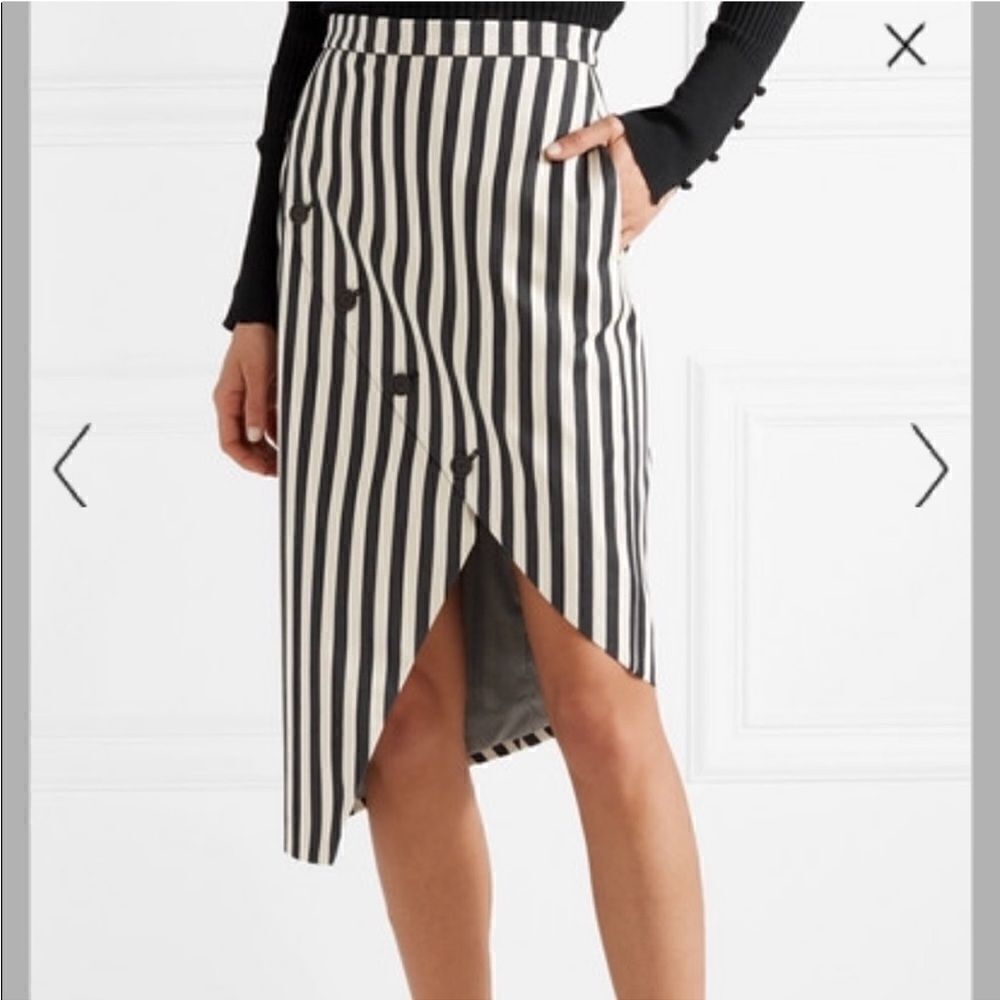 ALTUZARRA Paul Bert button-embellished skirt size 34